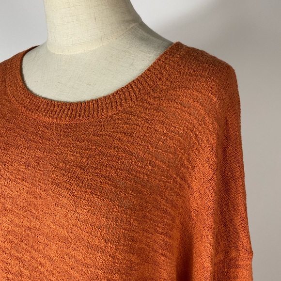 LOU & GREY Lightweight Slouchy Orange Sweater XL - Picture 3 of 7
